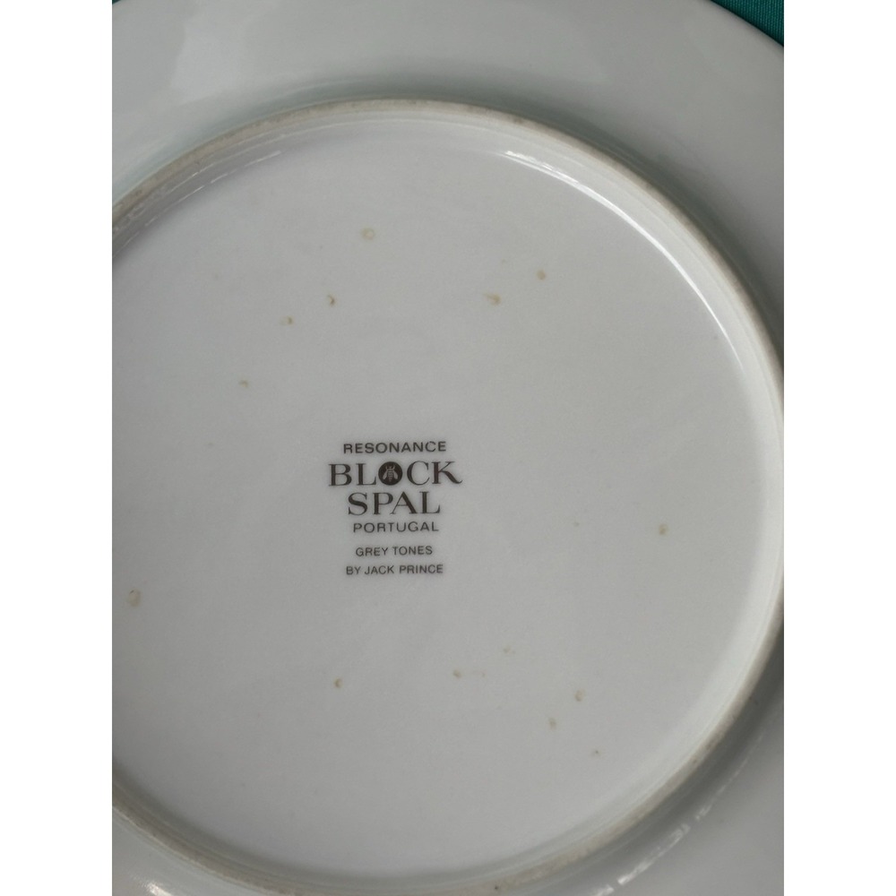 Block Spal Grey Tones Portugal China Resonance 2 Salad Plates 8" Jack Prince - Picture 3 of 5